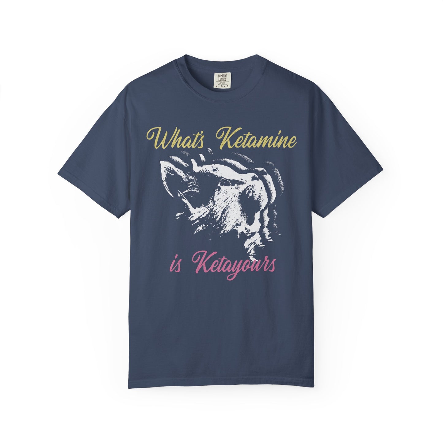 Kitten Hole Funny Cat Graphic VetMed T-Shirt – Cute Cat Humor Tee