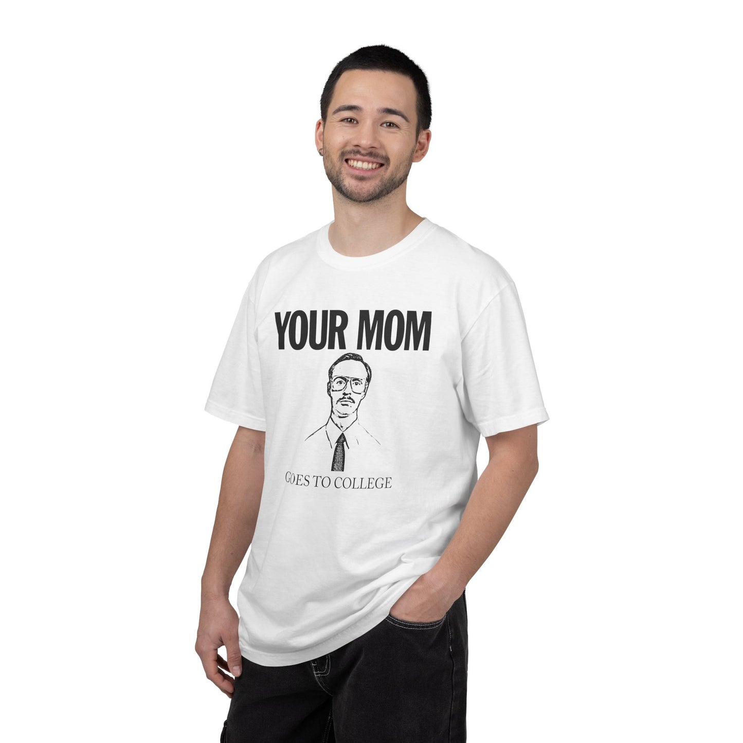 Your Mom Goes To College - Kip Dynamite - Printed on ComfortColors Unisex Garment-Dyed T-shirt