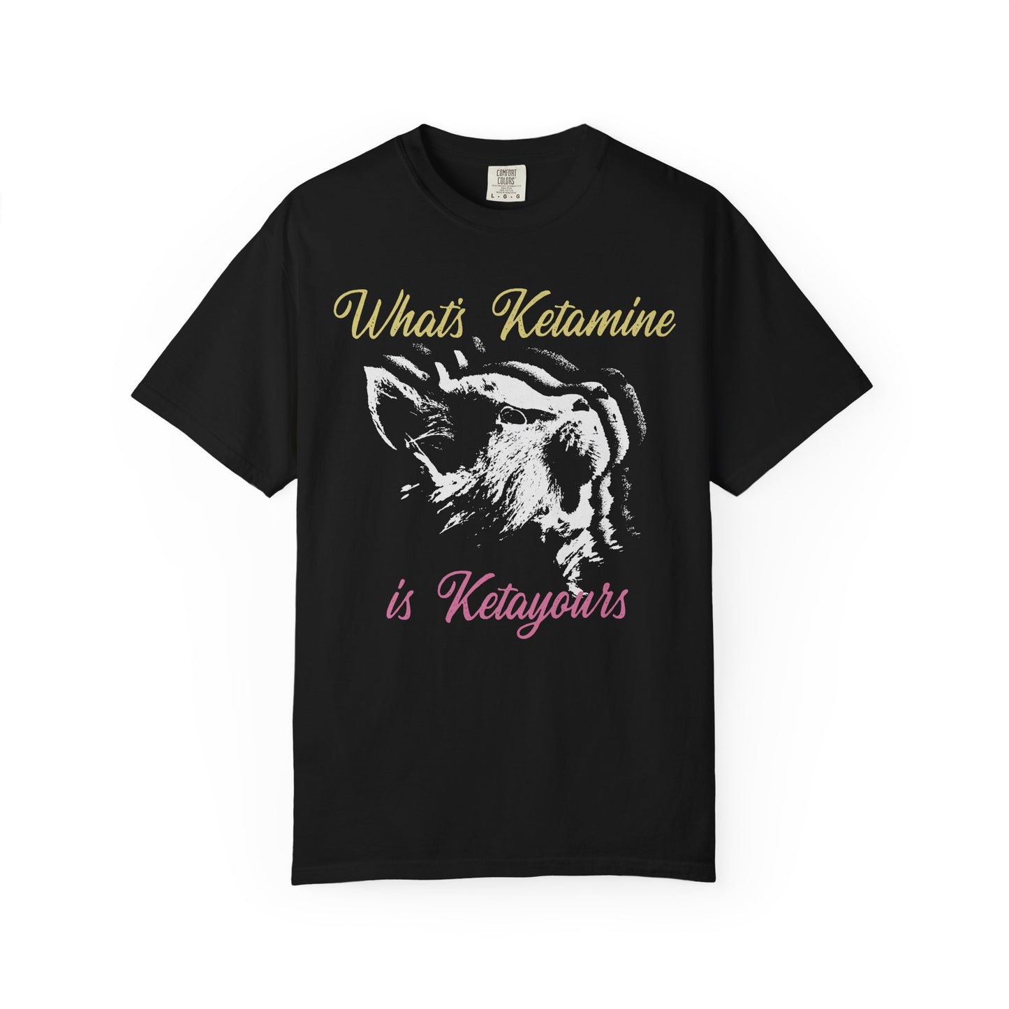 Kitten Hole Funny Cat Graphic VetMed T-Shirt – Cute Cat Humor Tee