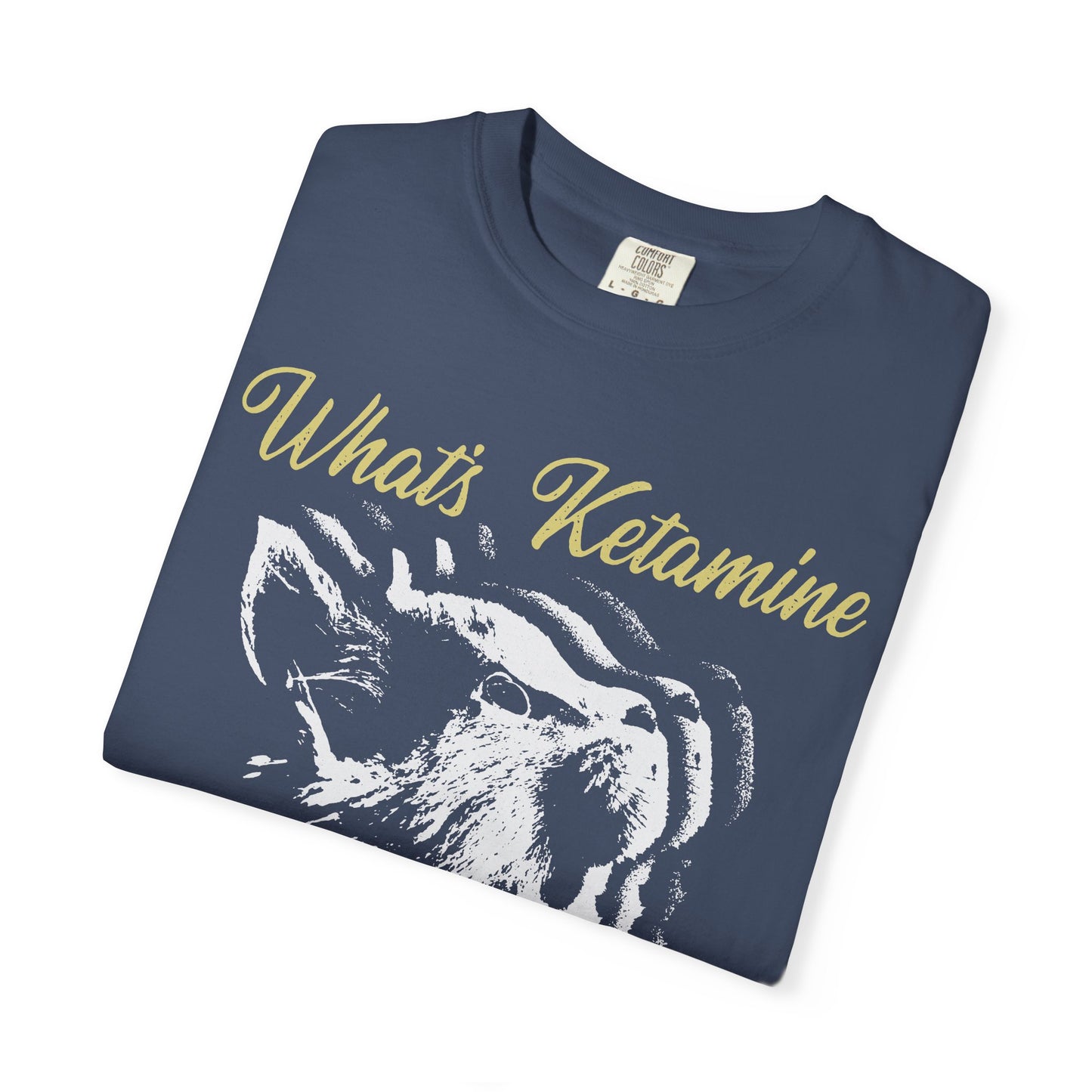 Kitten Hole Funny Cat Graphic VetMed T-Shirt – Cute Cat Humor Tee