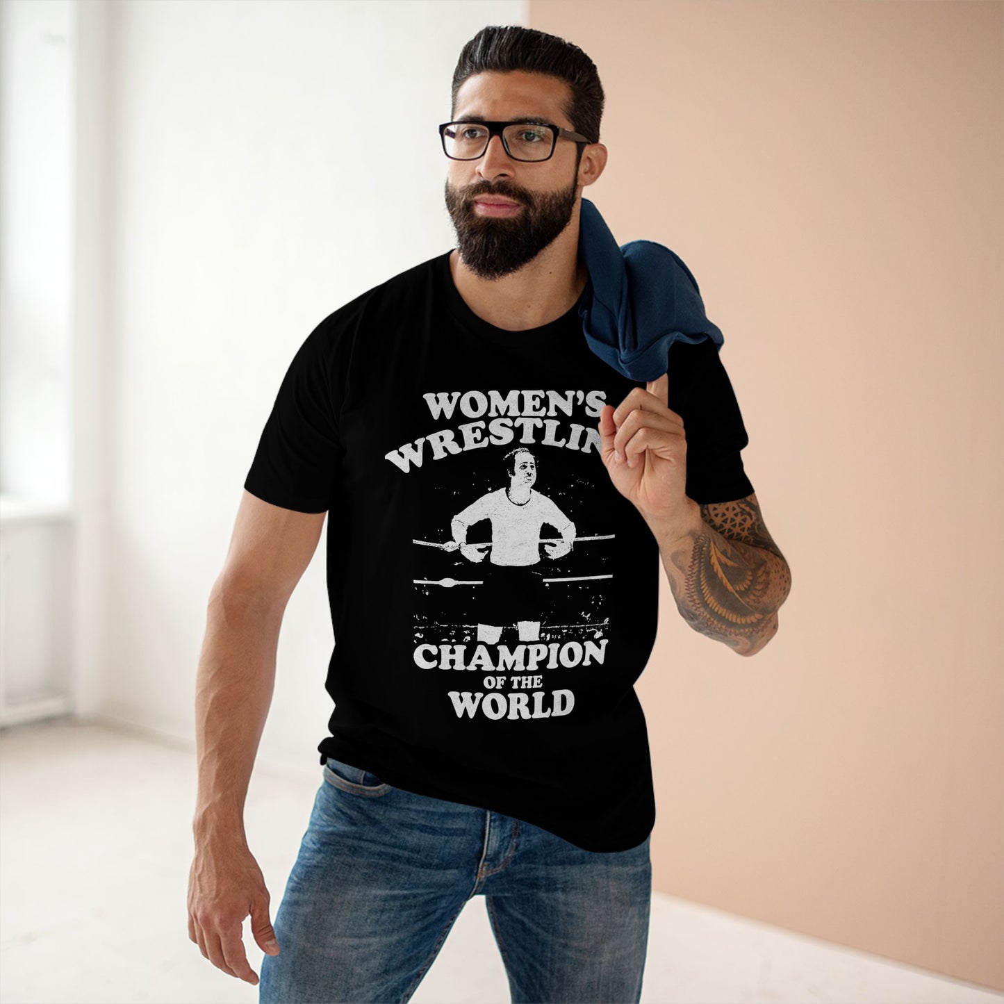 Andy Kaufman Women's Wrestling Champion Funny Graphic Tee