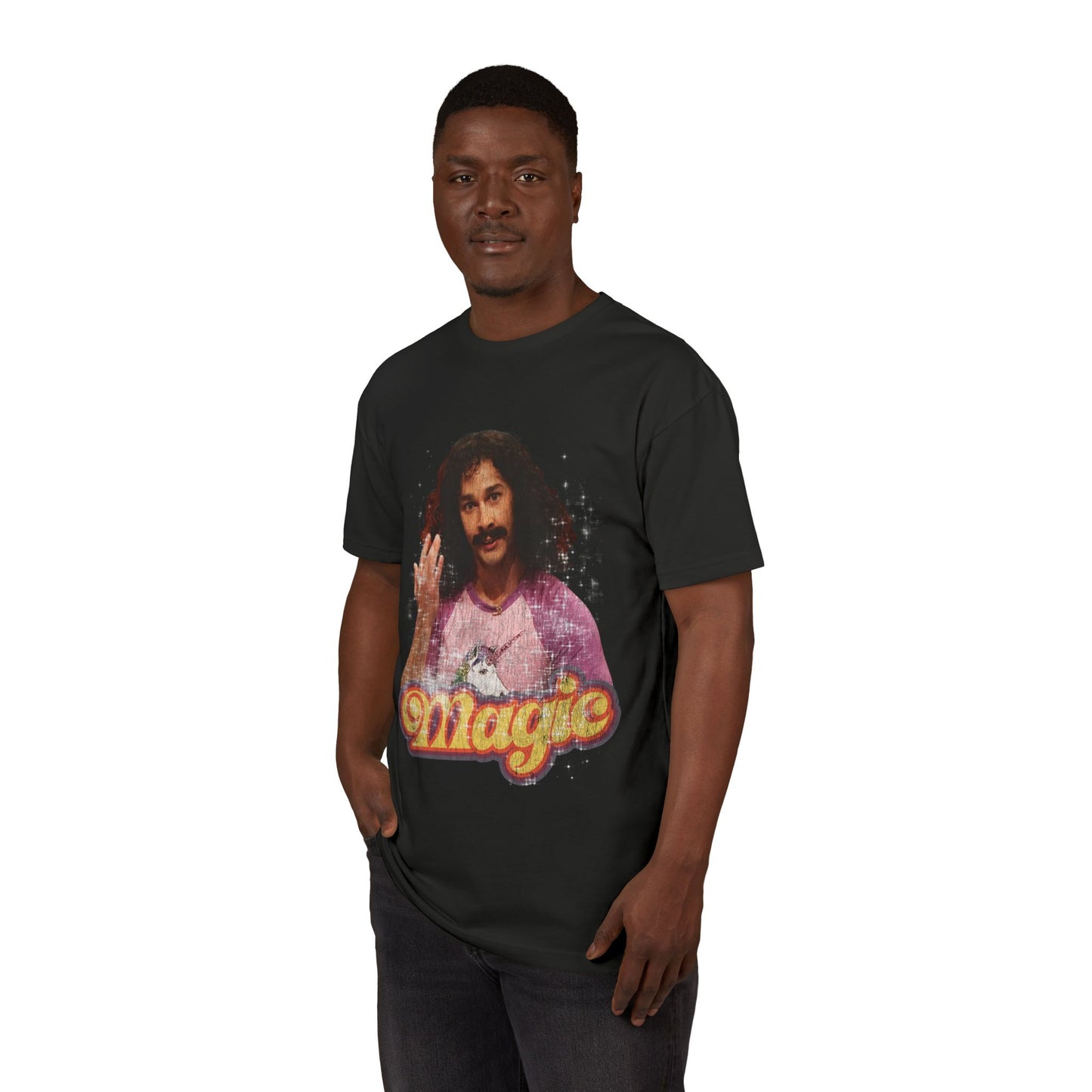 Magic Meme Unisex Sueded T-Shirt – Fun Graphic Tee