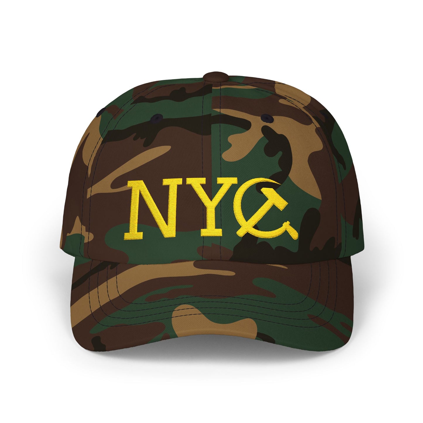 NYCommie Yellow - Embroidered Classic Dad Cap