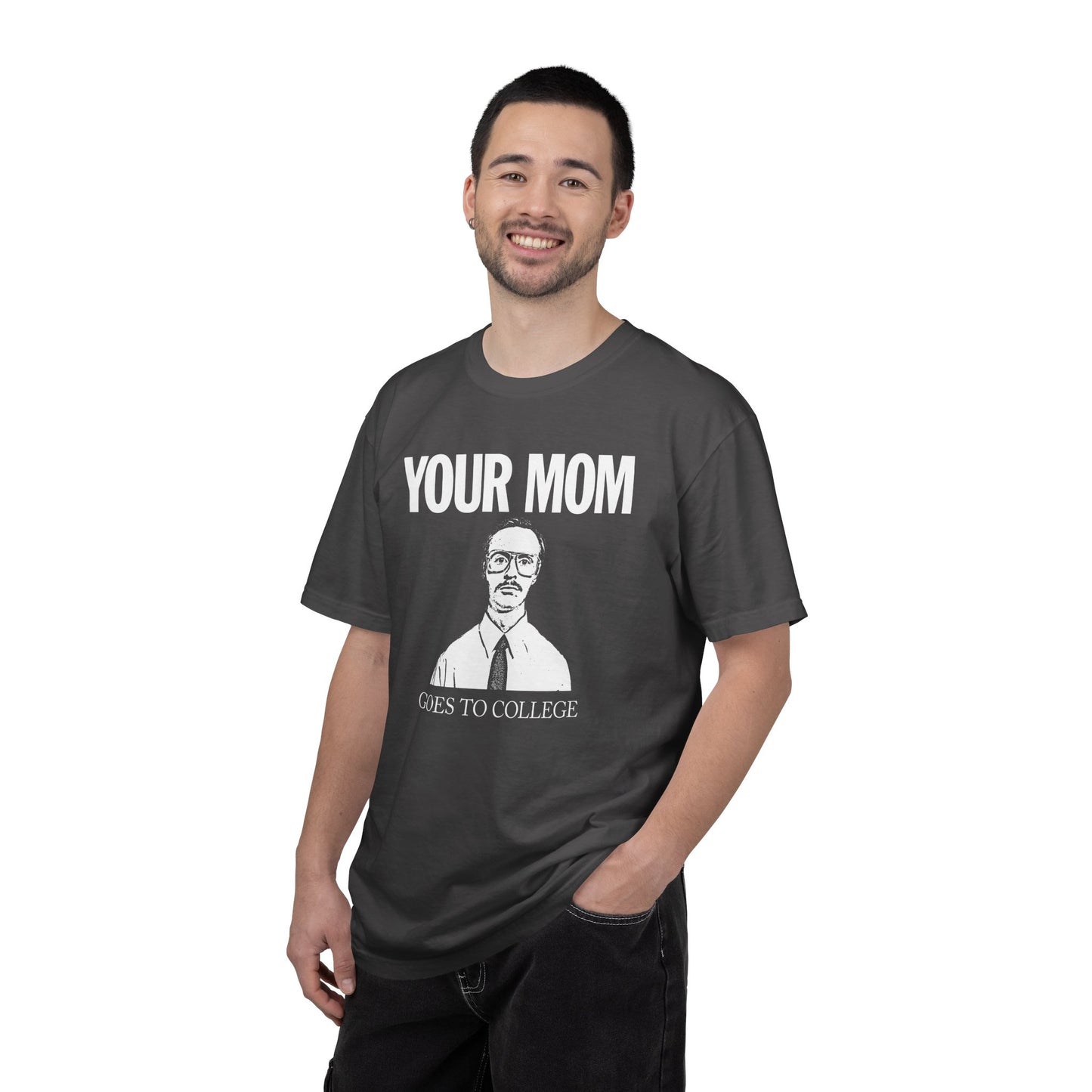 Your Mom Goes To College - Kip Dynamite - Printed on ComfortColors Unisex Garment-Dyed T-shirt