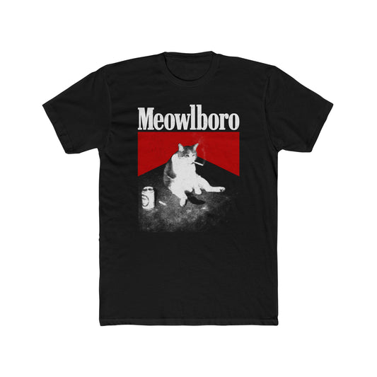 Smoking Meow - NextLevel 3600 Unisex Cotton Crew Tee