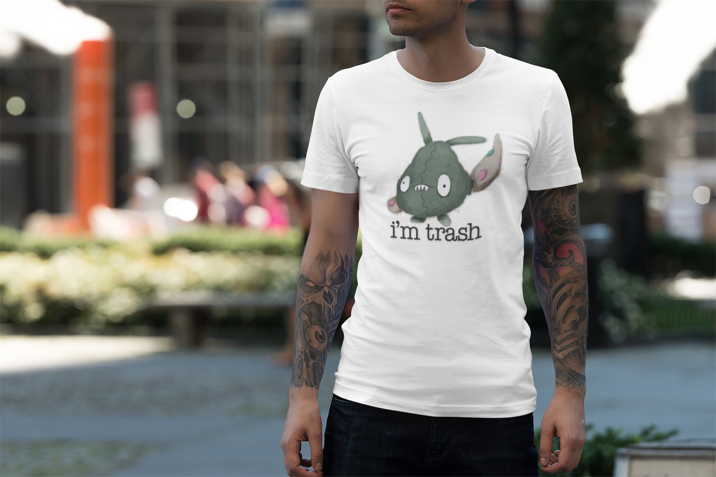Funny Unisex T-Shirt - "I'm Trash" Graphic Tee