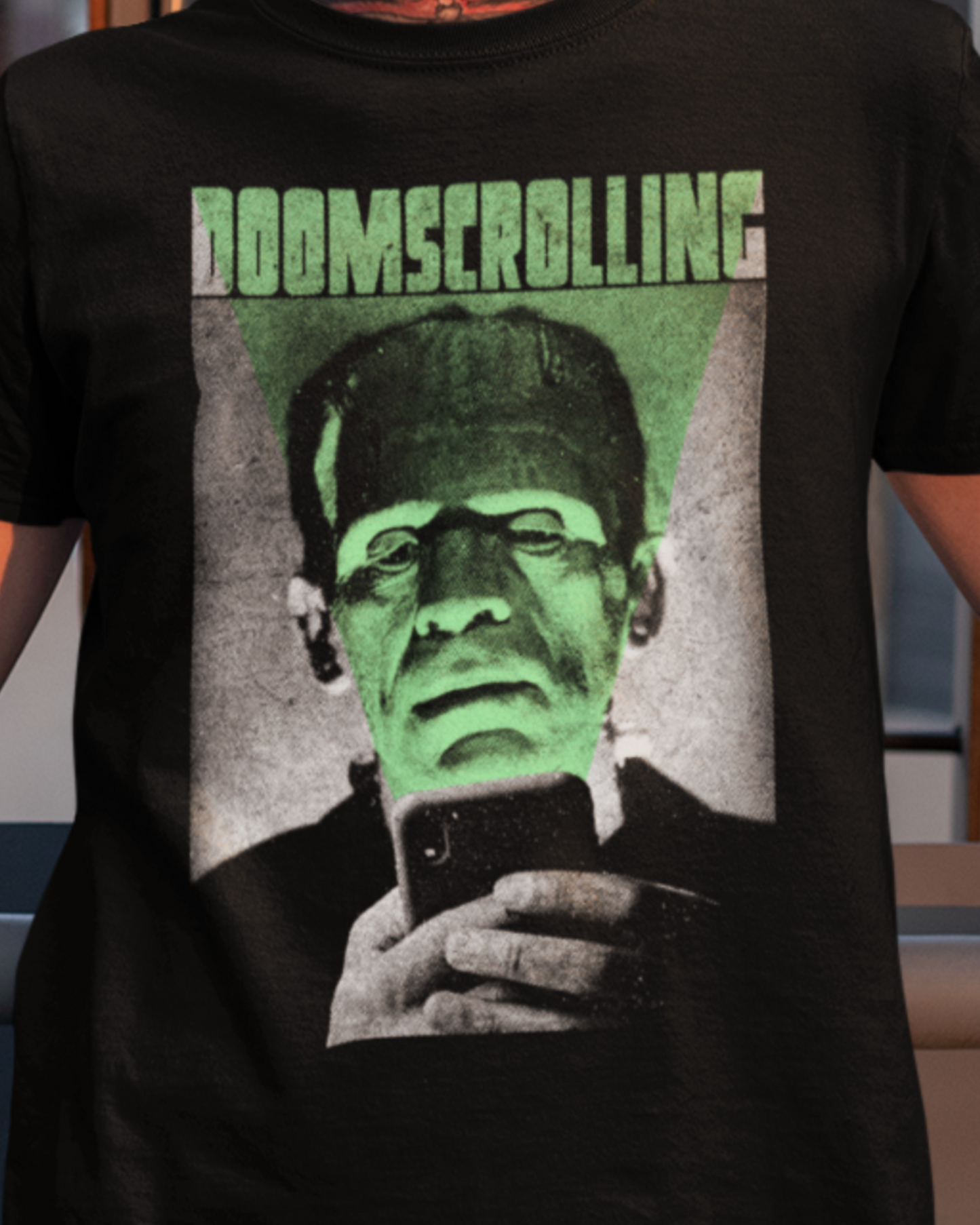 Doomscrolling Funny Graphic Tee – Internet Humor T-Shirt