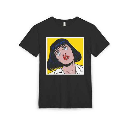 Pop Fiction on NextLevel Sueded tee