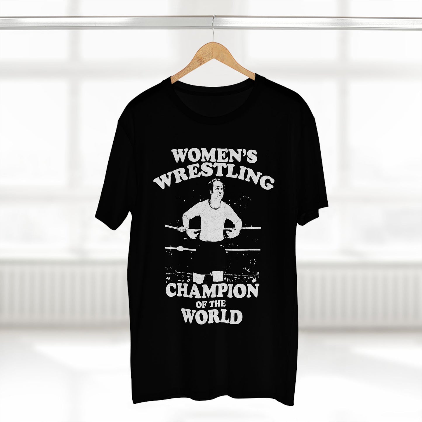 Andy Kaufman Women's Wrestling Champion Funny Graphic Tee