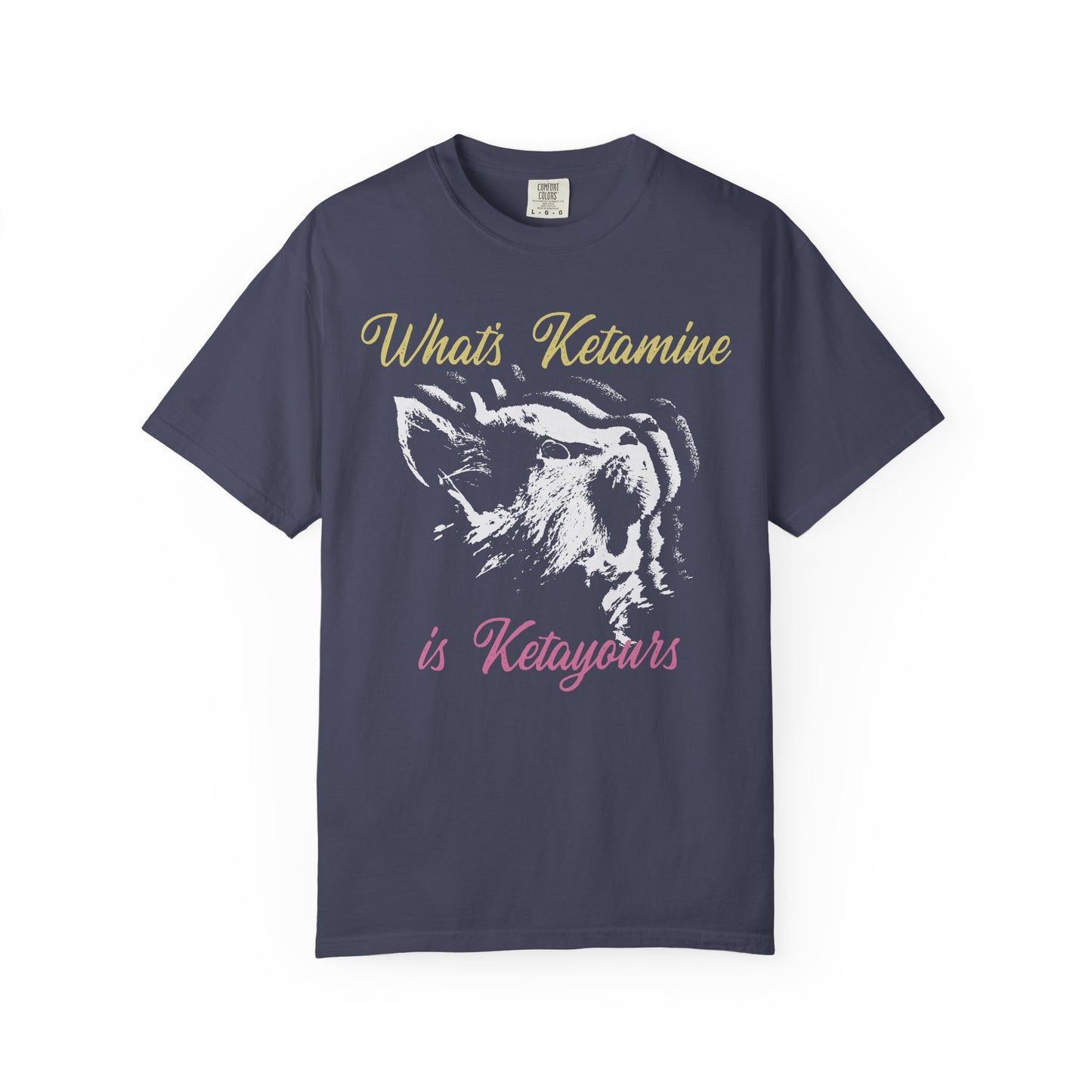 Kitten Hole Funny Cat Graphic VetMed T-Shirt – Cute Cat Humor Tee