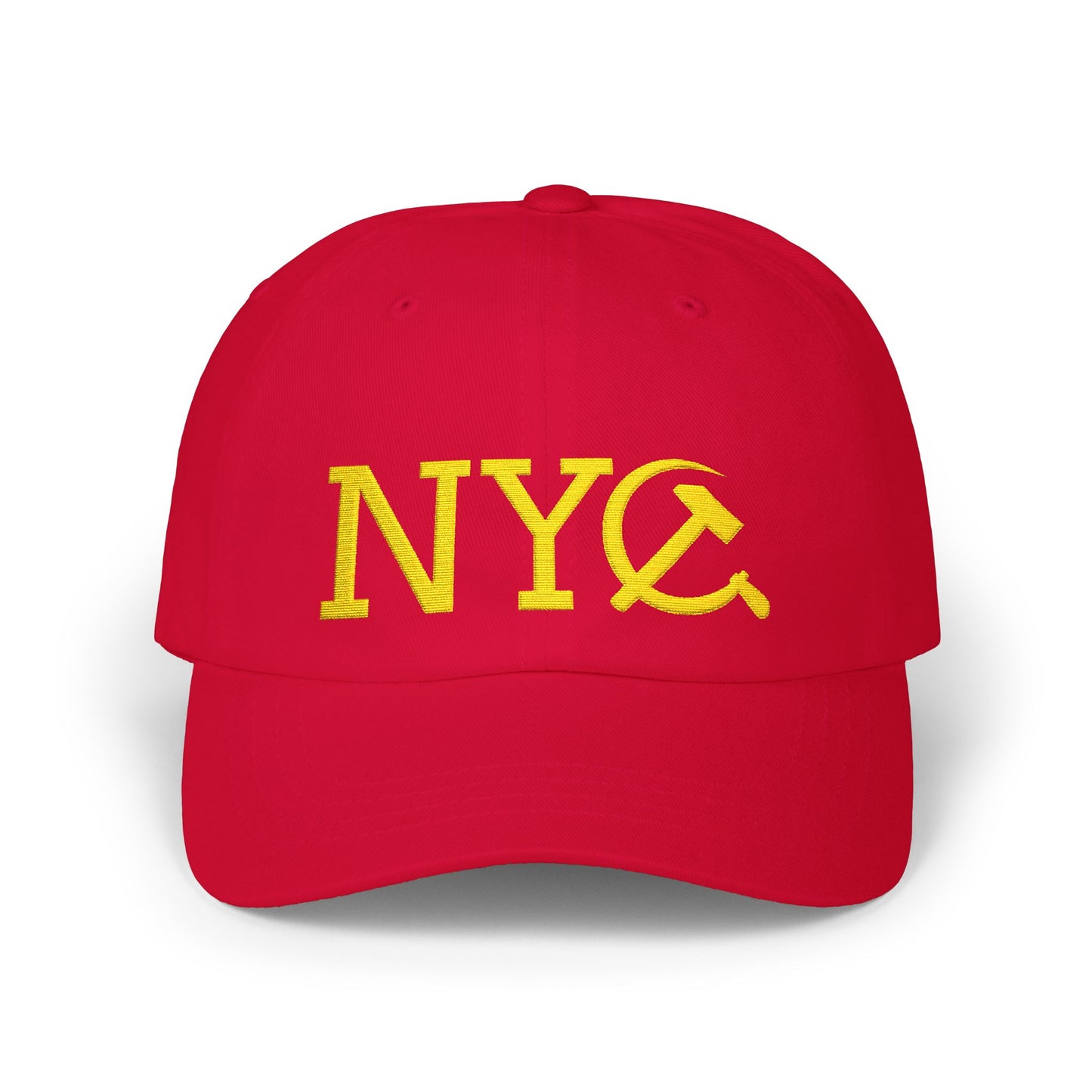 NYCommie Yellow - Embroidered Classic Dad Cap
