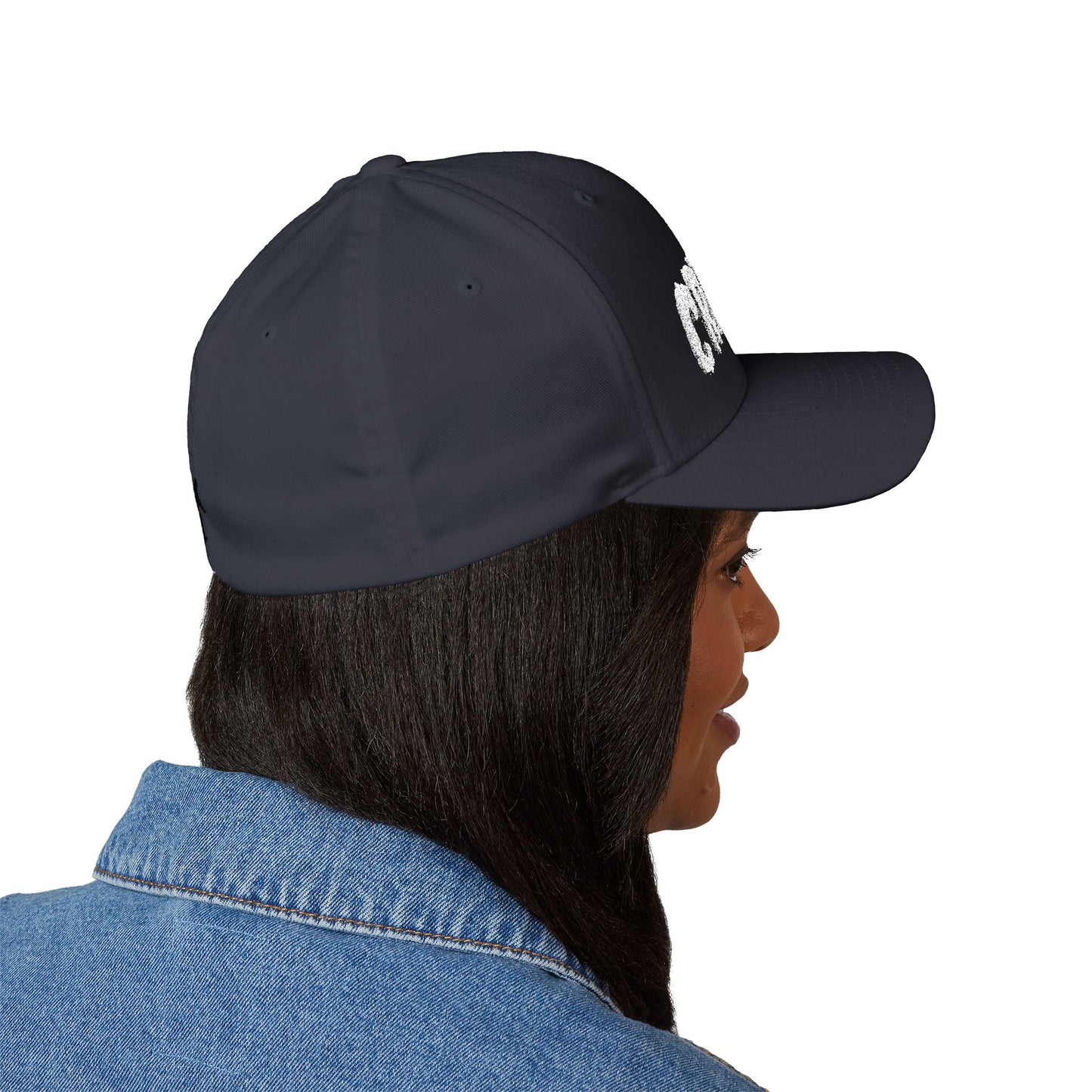 I Heart Cryptids - Closed-Back Structured Cap (Embroidery)