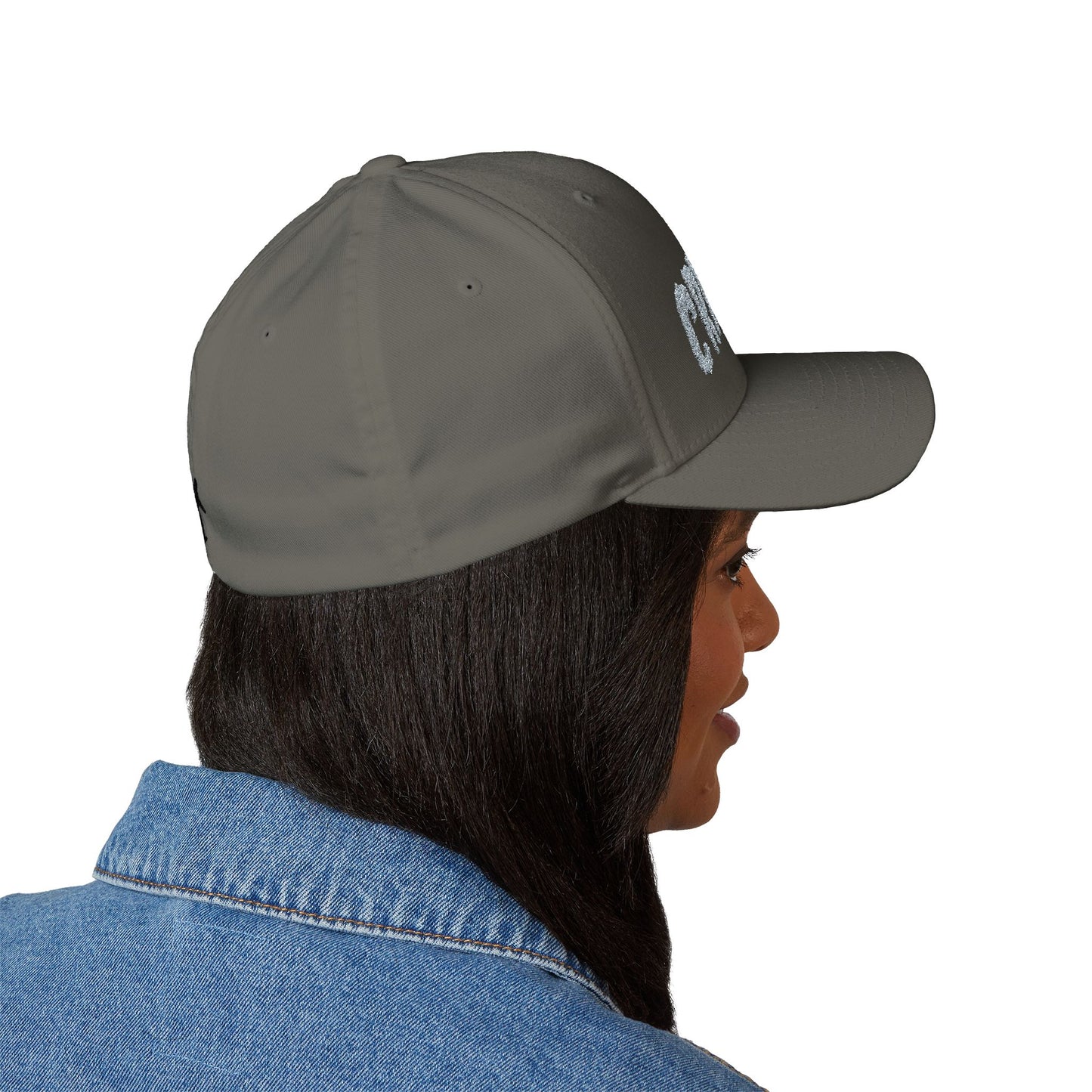 I Heart Cryptids - Closed-Back Structured Cap (Embroidery)