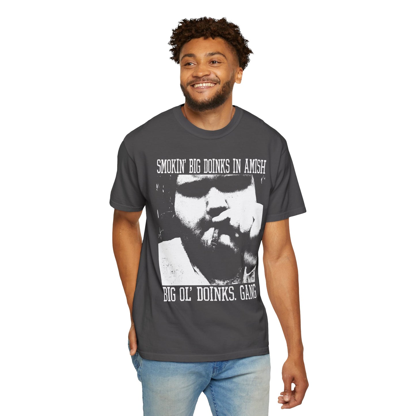 Big Amish Doinks printed on ComfortColors1717 Unisex Garment-Dyed T-shirt