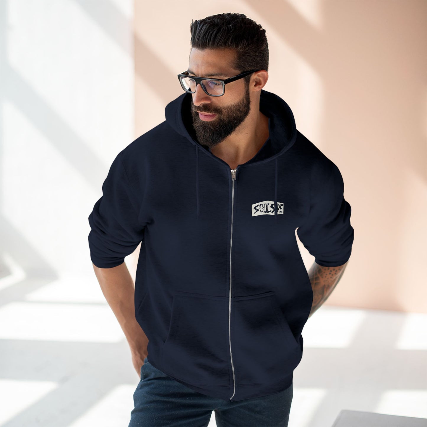 SoulSide Sun Unisex Zip Hoodie