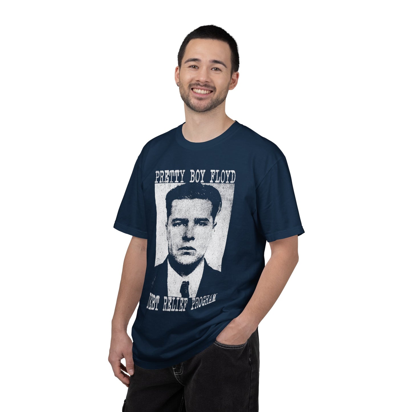Pretty Boy Debt Relief Funny Graphic T-Shirt – Direct Action Humor Tee