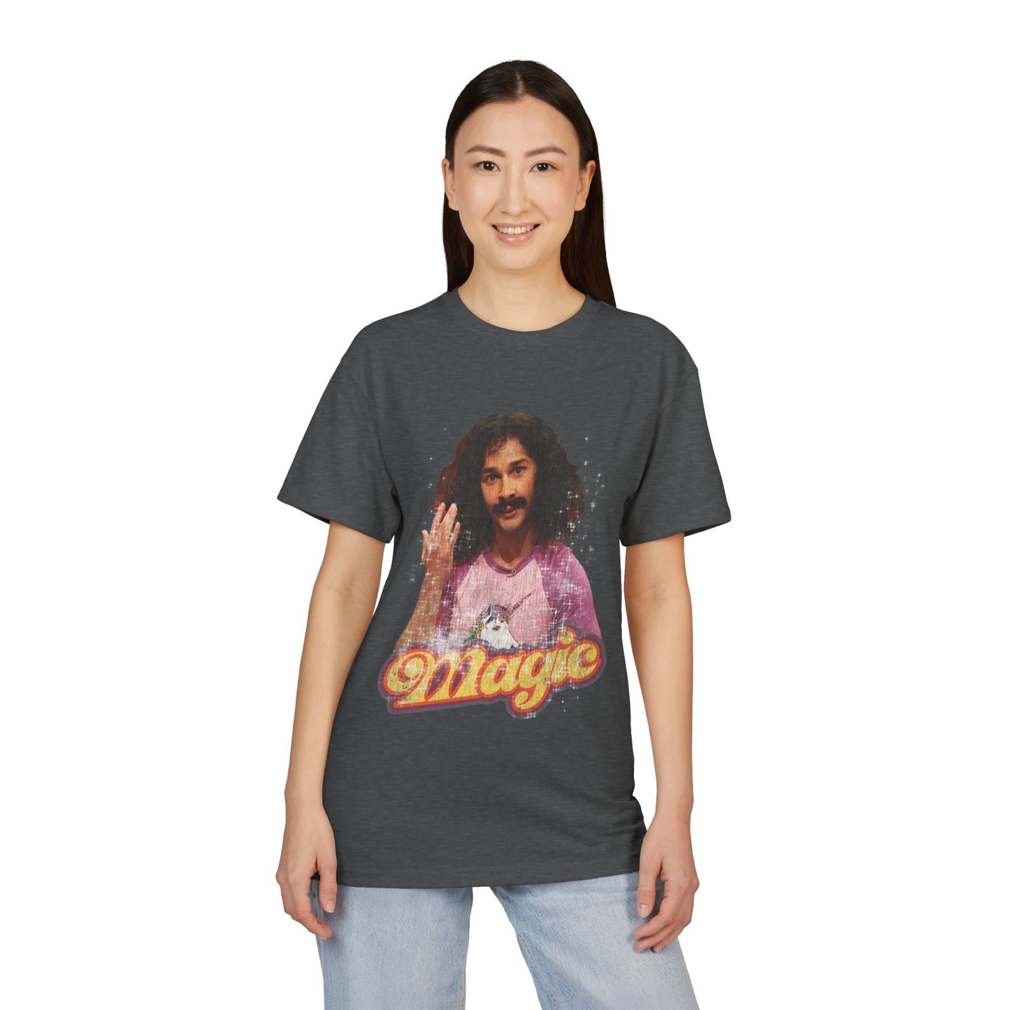 Magic Meme Unisex Sueded T-Shirt – Fun Graphic Tee