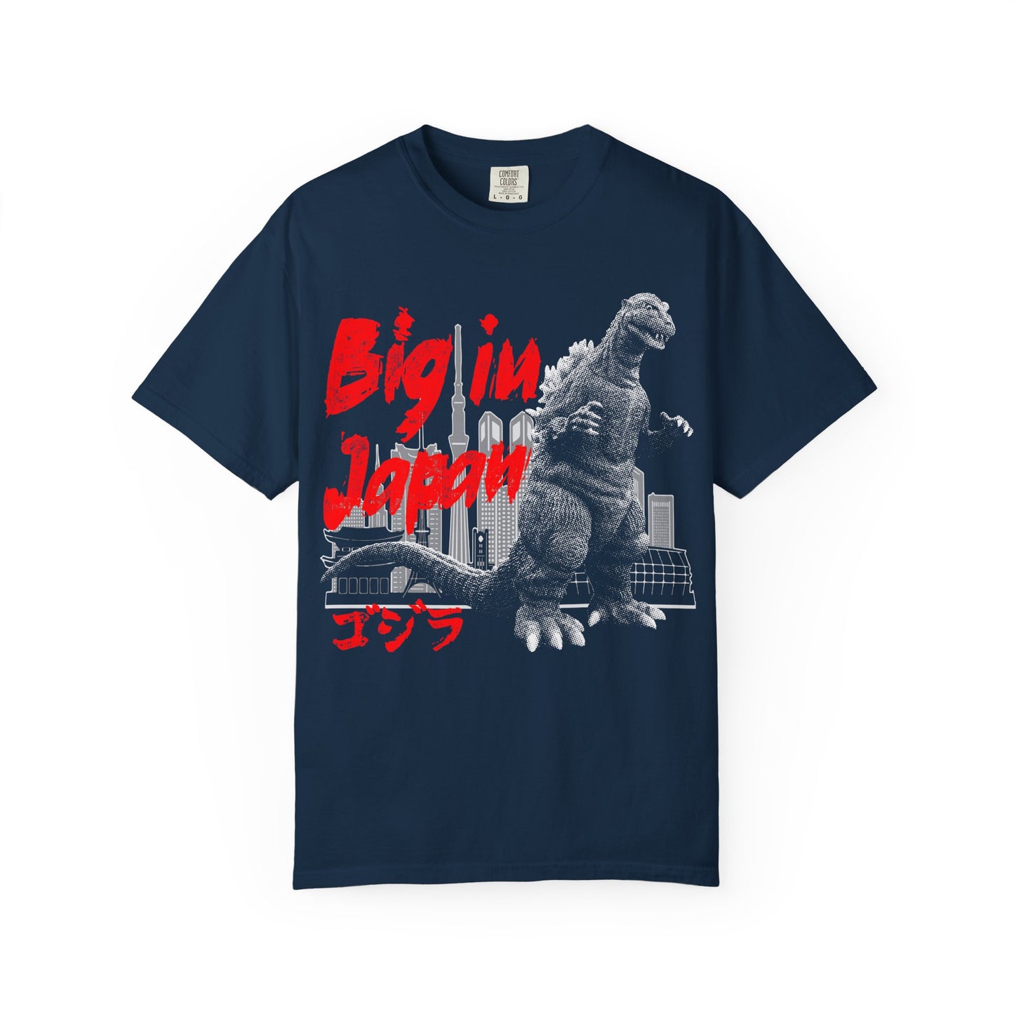 Big in Japan Funny Graphic T-Shirt – Kaiju Monster Movie Tee