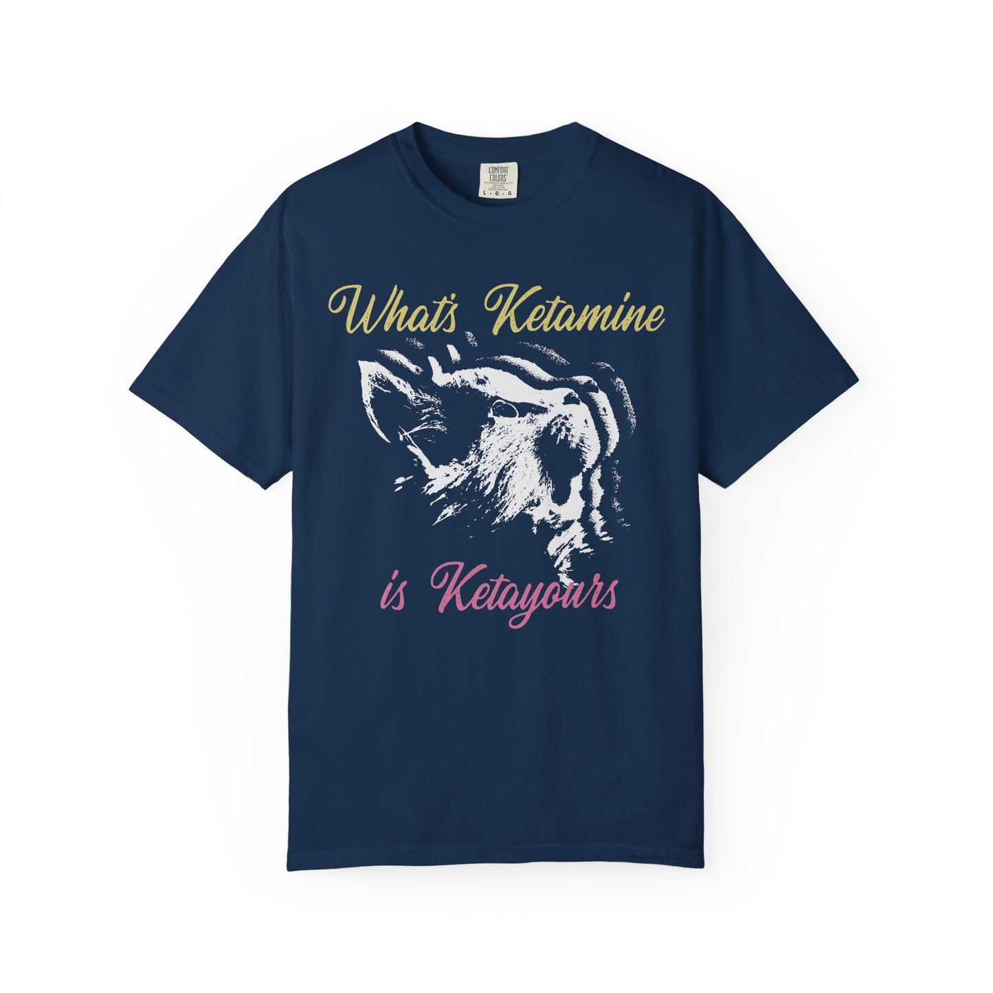Kitten Hole Funny Cat Graphic VetMed T-Shirt – Cute Cat Humor Tee