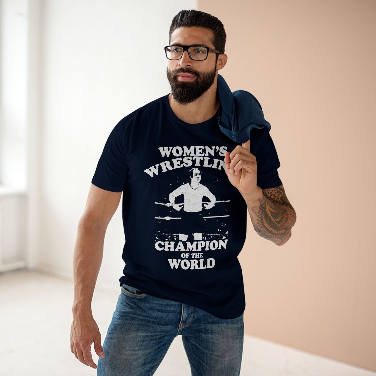 Andy Kaufman Women's Wrestling Champion Funny Graphic Tee