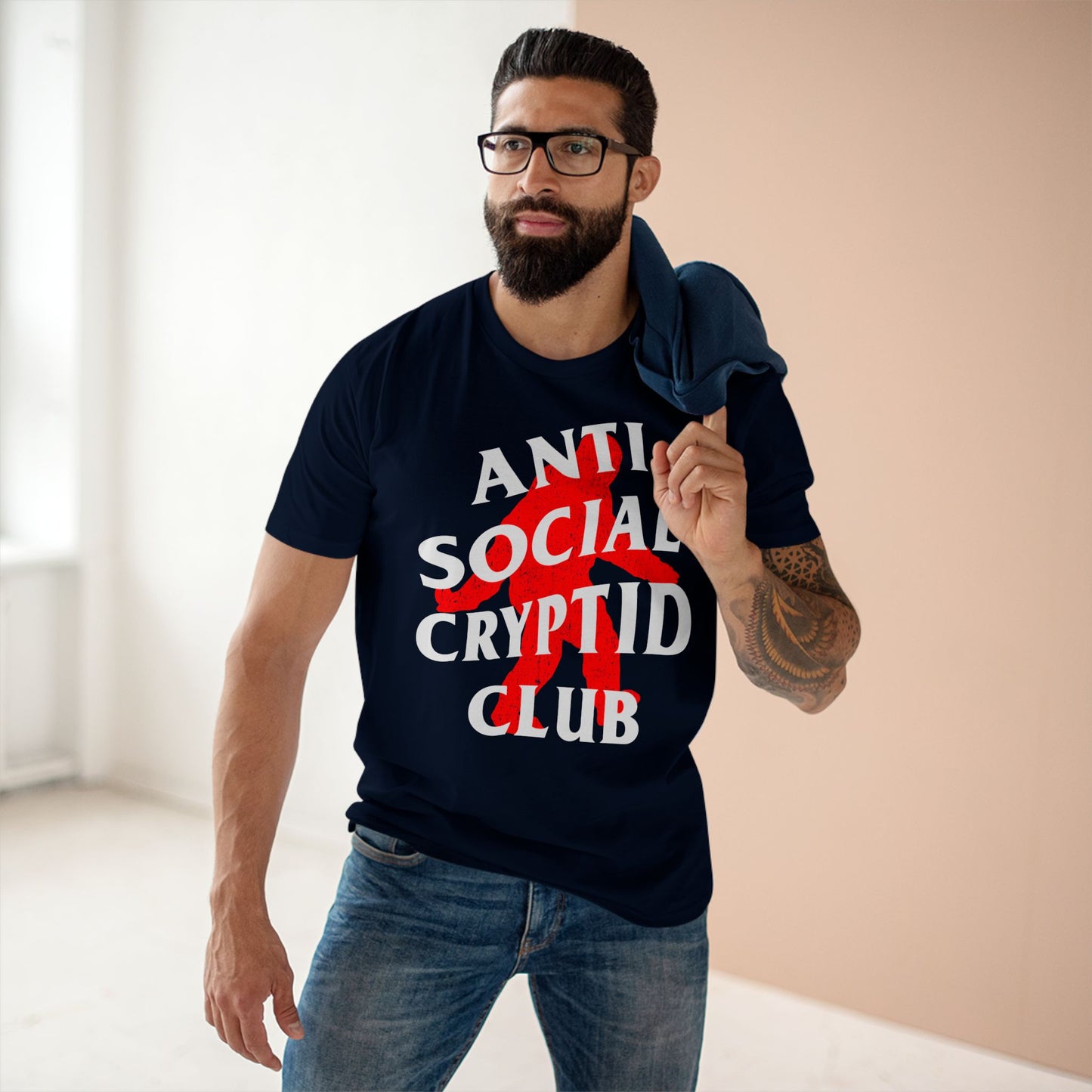 ASCC with Squatch on ASColor Adult Staple Tee