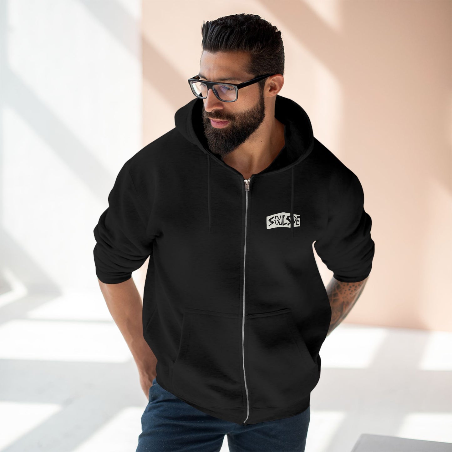 SoulSide Sun Unisex Zip Hoodie