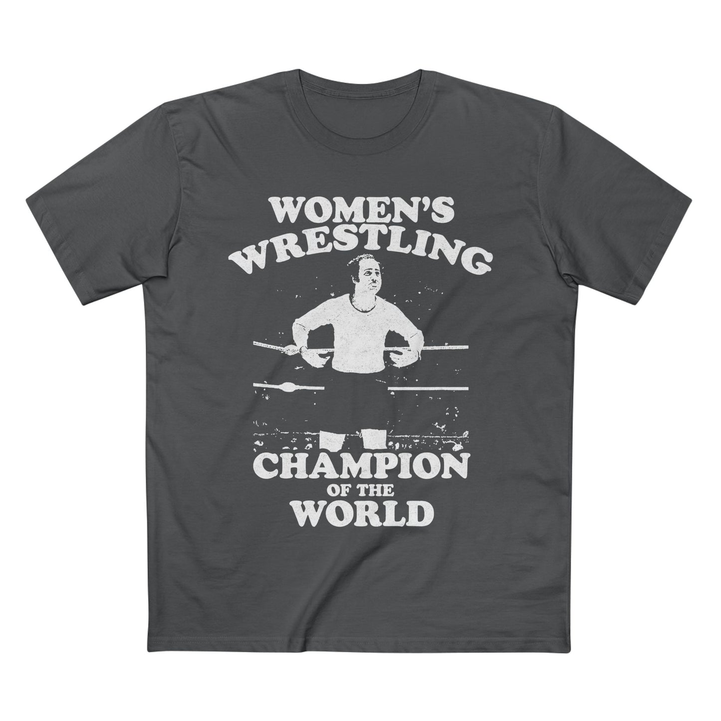 Andy Kaufman Women's Wrestling Champion Funny Graphic Tee