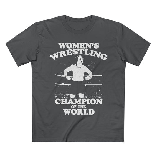 Andy Kaufman Women's Wrestling Champion Funny Graphic Tee