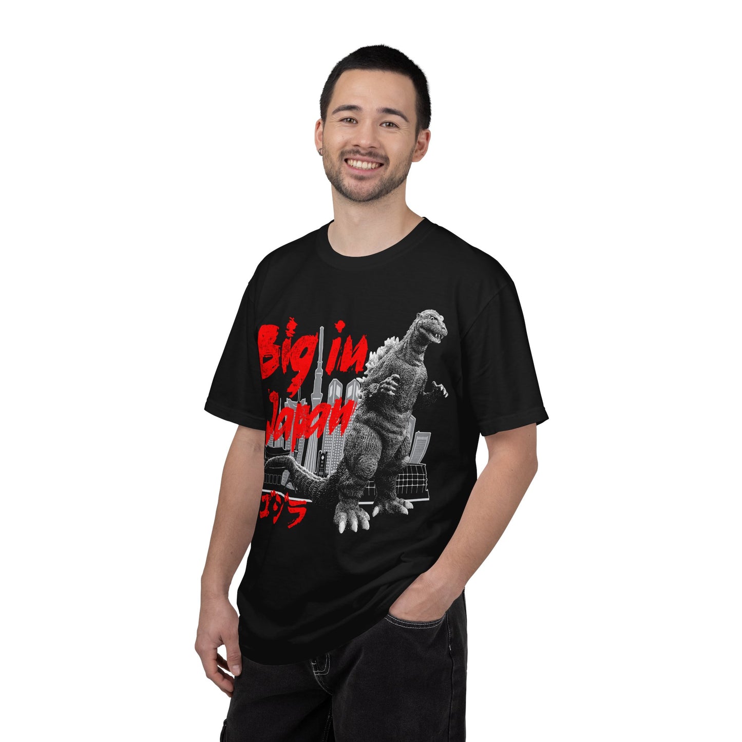 Big in Japan Funny Graphic T-Shirt – Kaiju Monster Movie Tee