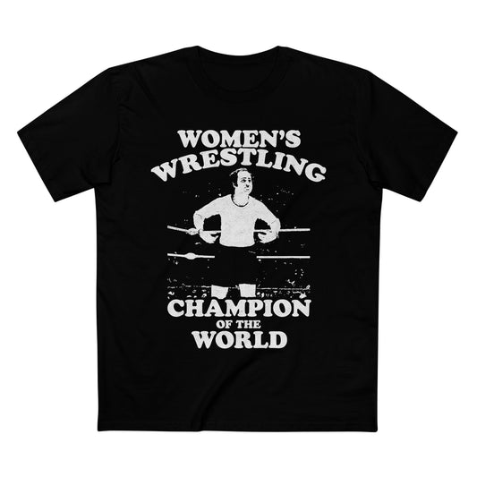 Andy Kaufman Women's Wrestling Champion Funny Graphic Tee