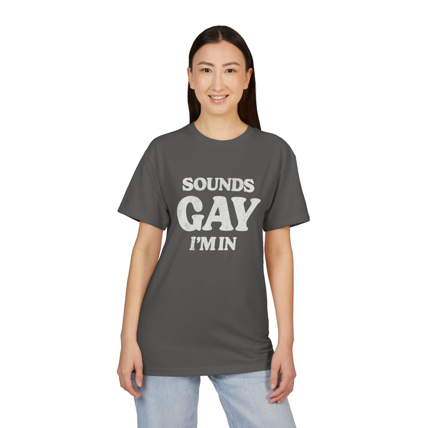 Sounds Gay, I'm in! - Printed on NextLevel Unisex Sueded T-Shirt