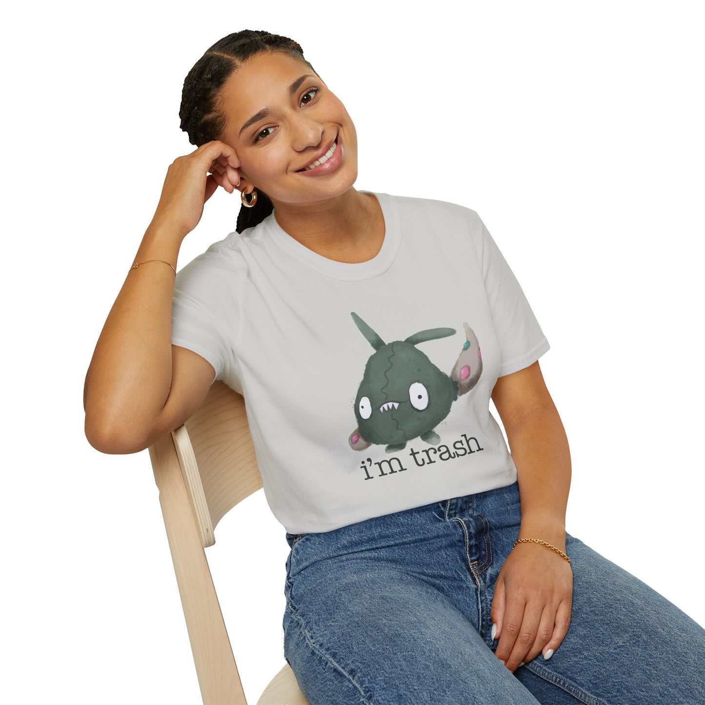 Funny Unisex T-Shirt - "I'm Trash" Graphic Tee