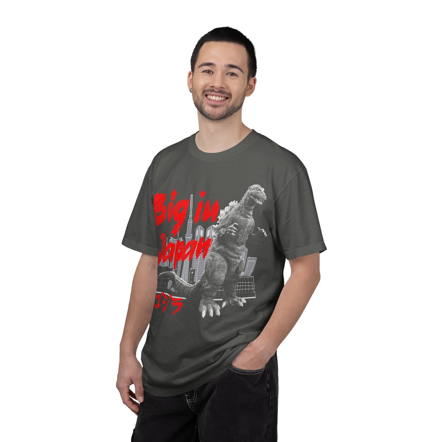 Big in Japan Funny Graphic T-Shirt – Kaiju Monster Movie Tee