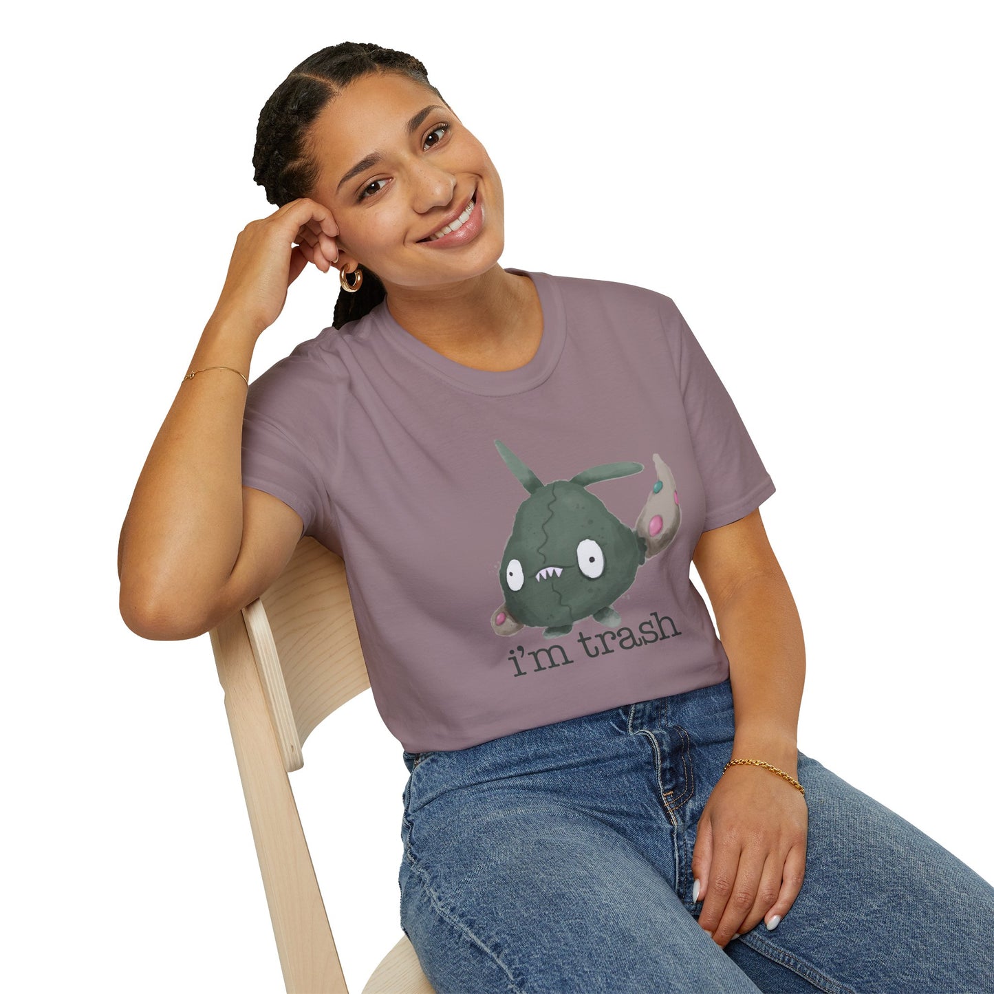 Funny Unisex T-Shirt - "I'm Trash" Graphic Tee