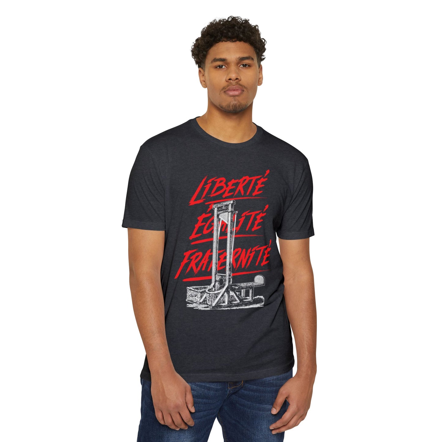 French Revolution Guillotine T-shirt- Liberté Égalité Fraternité!