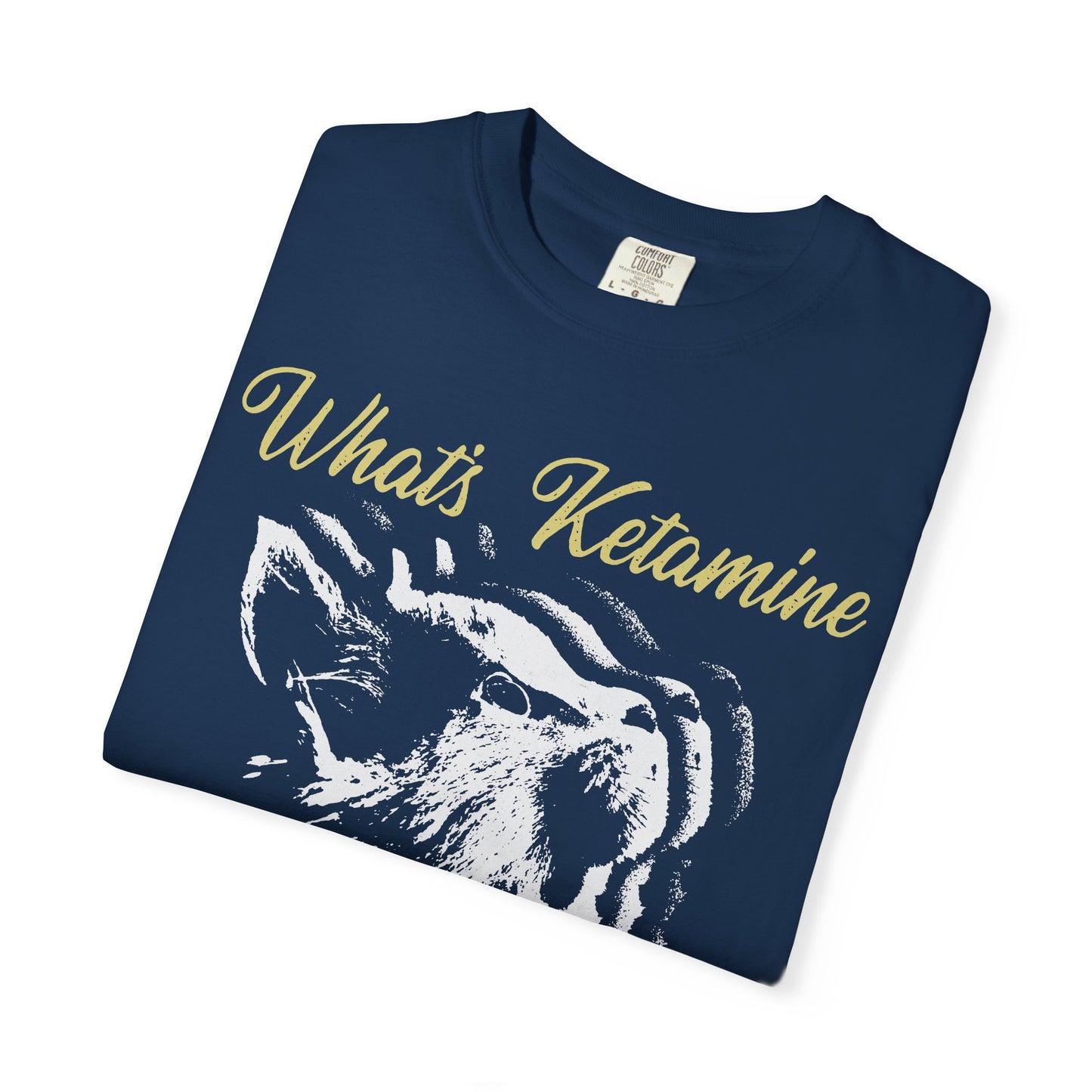 Kitten Hole Funny Cat Graphic VetMed T-Shirt – Cute Cat Humor Tee