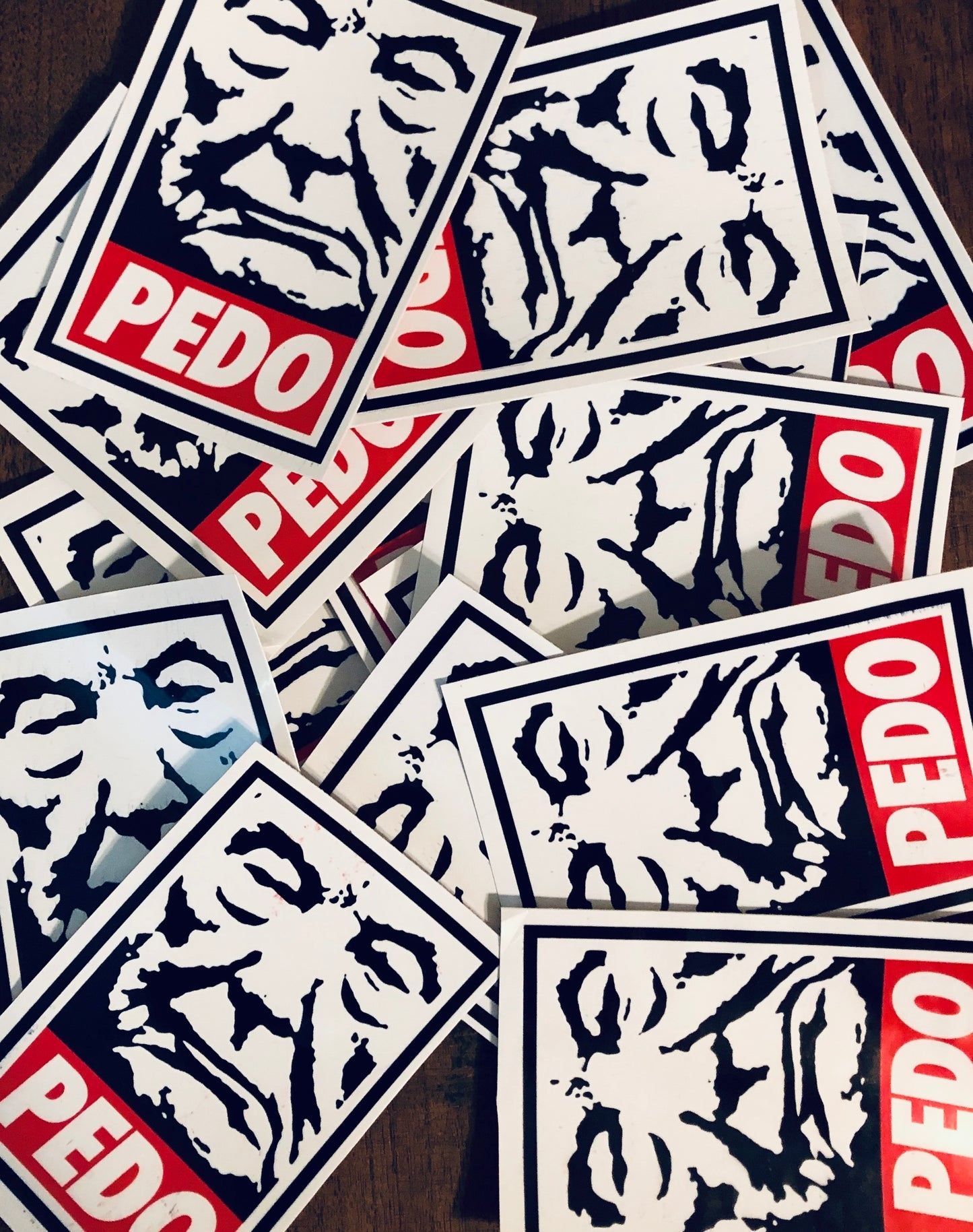 Pedo Trump Stickers